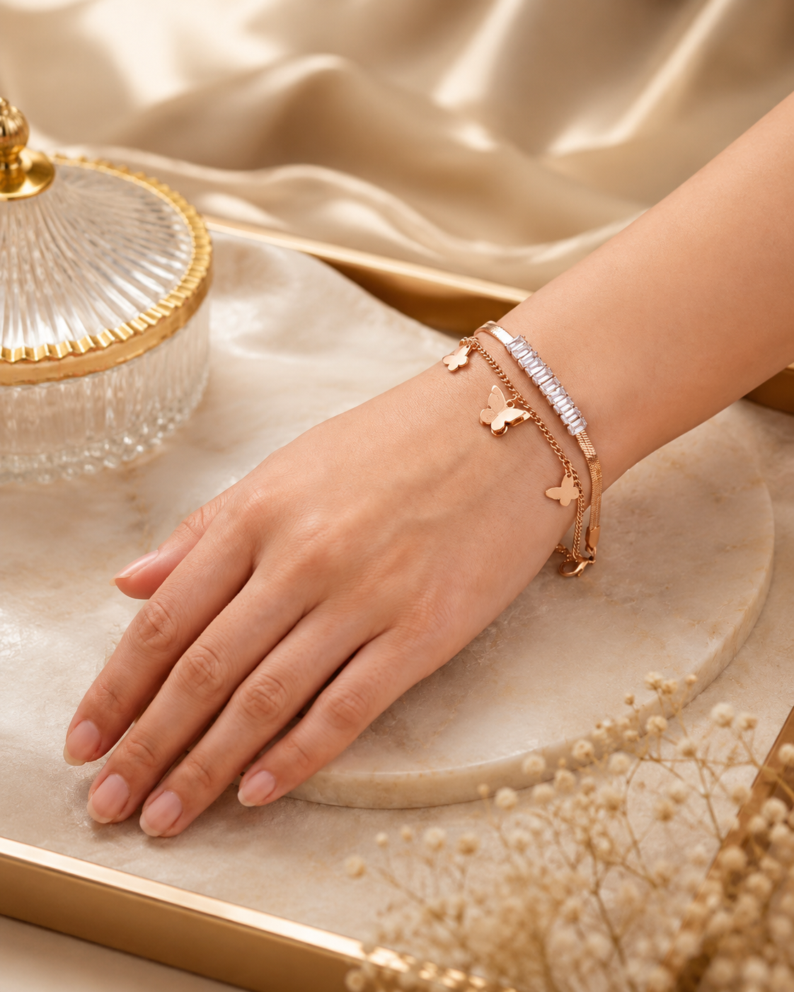 Champagne Sparkle Bracelet