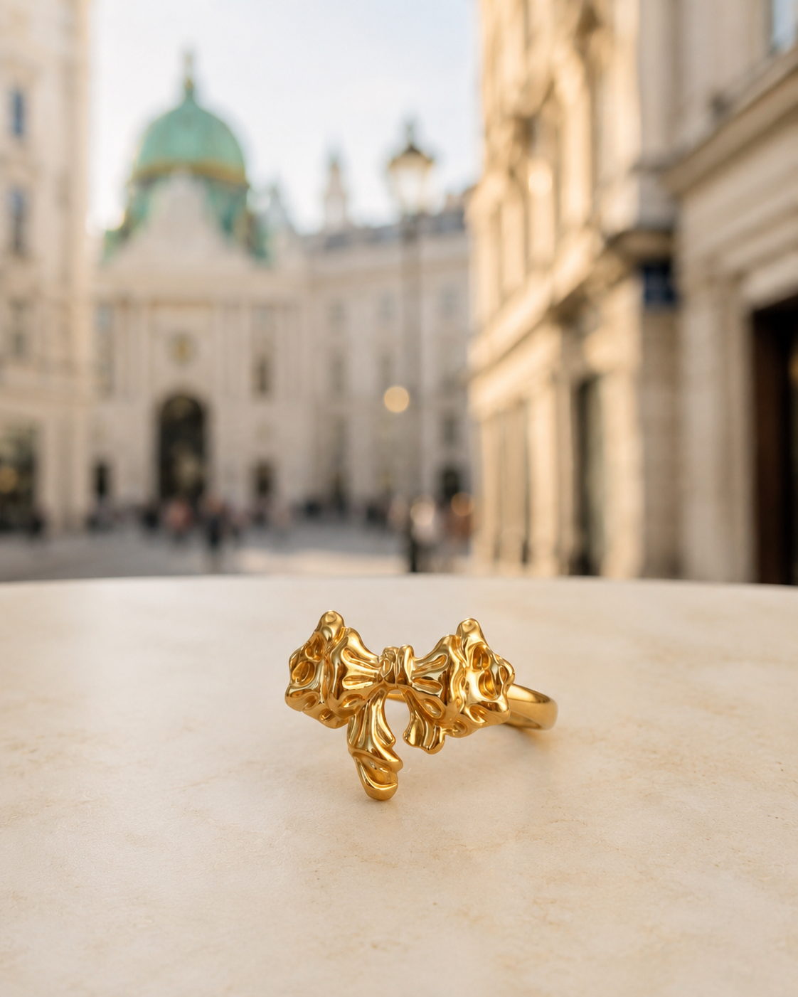 Molten Gold Ring