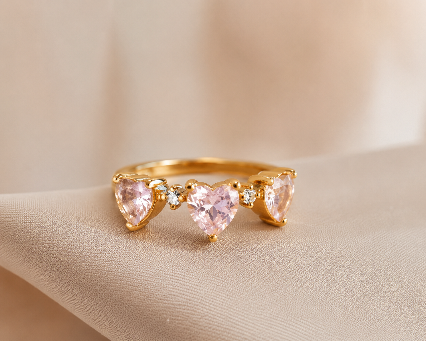 Heart Halo Ring