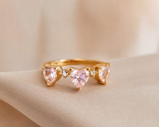 Heart Halo Ring